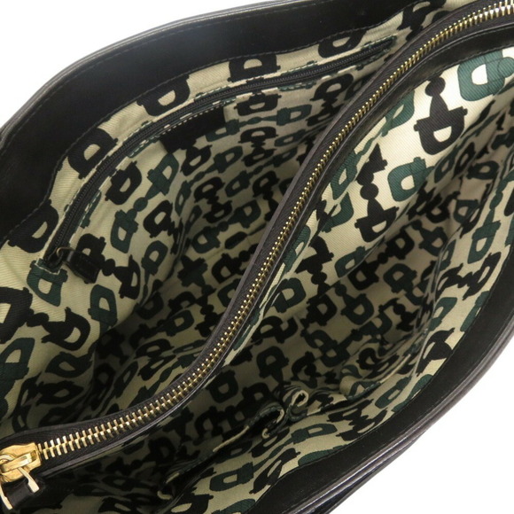 GUCCI Black Leather Tote Bag - Picture 8 of 10